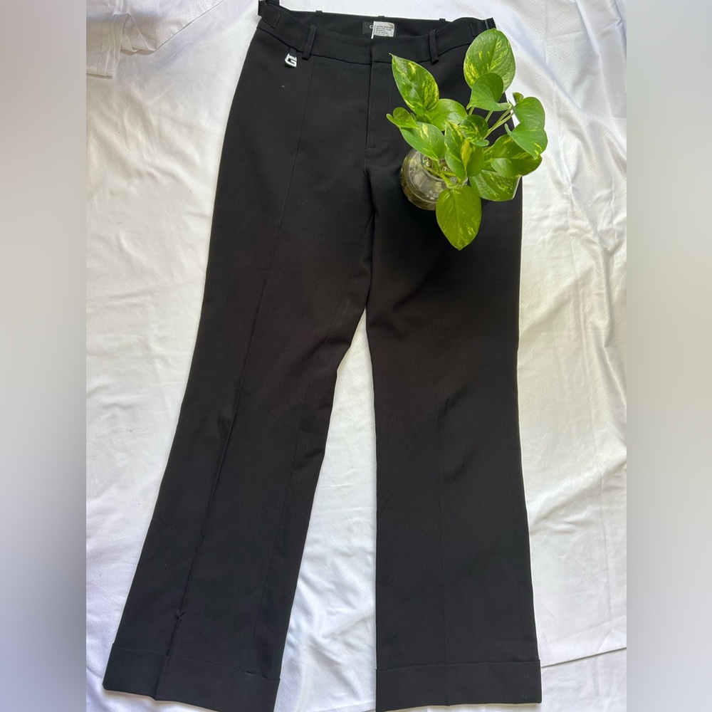 Vintage black wide leg  Guess pants size 28